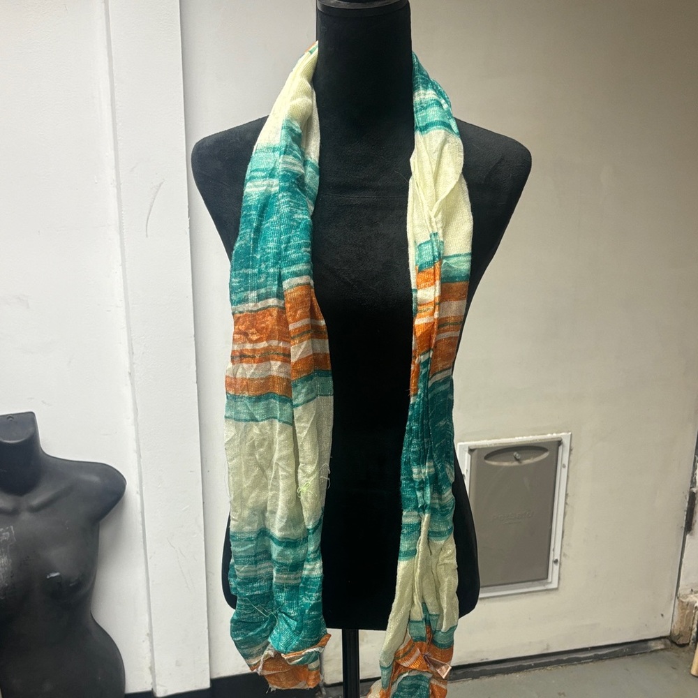 Multicolor Striped Women's Scarf